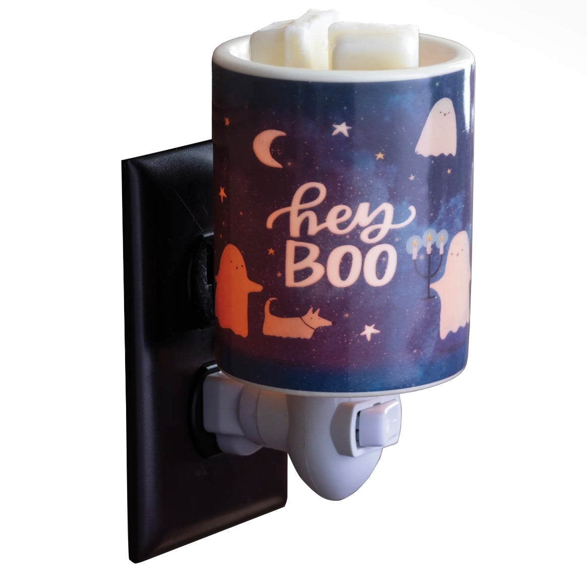 “Hey Boo” Plug-in Wax Warmer