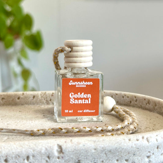 Golden Santal  | Car Diffuser