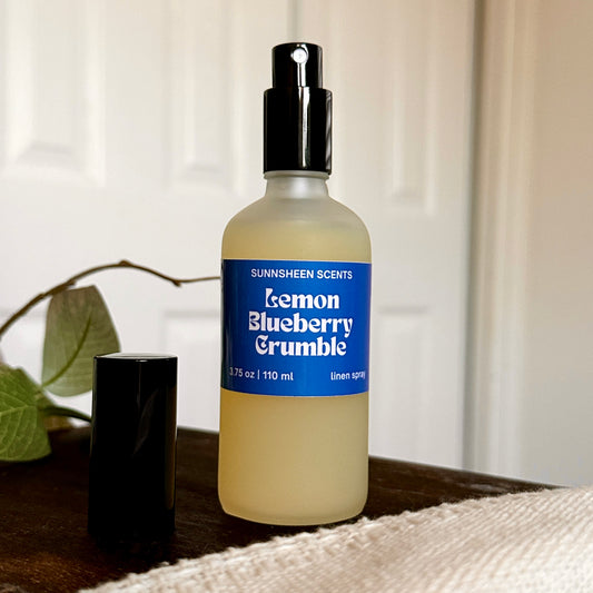 Lemon Blueberry Crumble | Room + Linen Spray