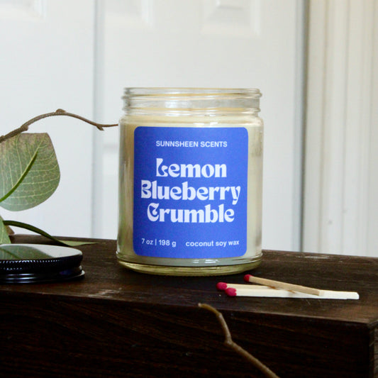 Lemon Blueberry Crumble | 7 oz Candle
