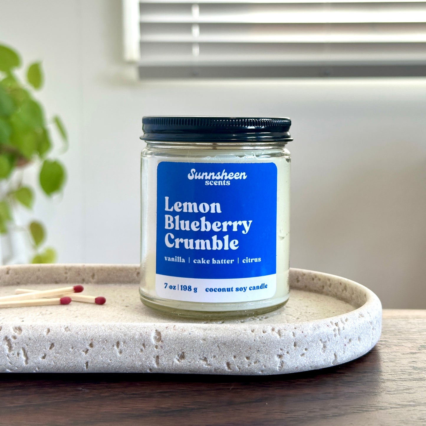 Lemon Blueberry Crumble | 7 oz Candle