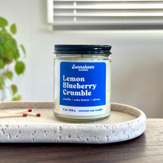 Lemon Blueberry Crumble | 7 oz Candle